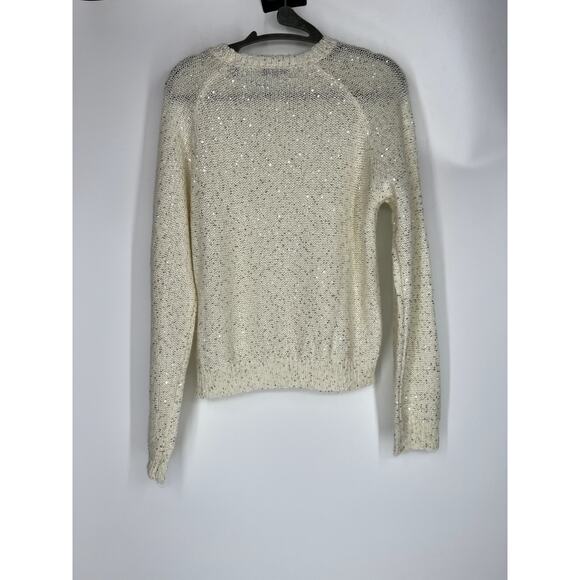 ATM sequin cream sweater S - Picture 5 of 5